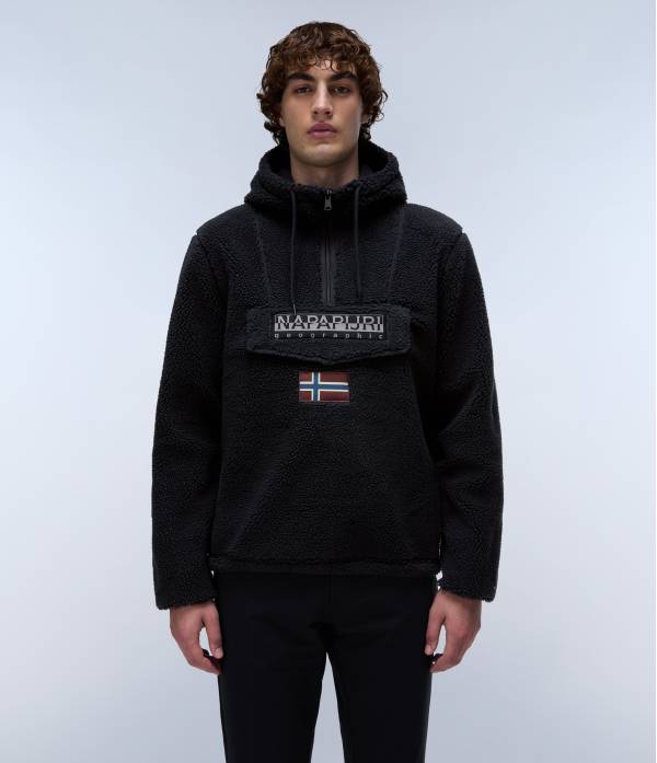 T-BURGEE CURLY BLACK 041