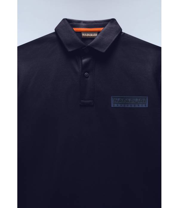 K E-NEW BOX LOGO SS BLU MARINE 