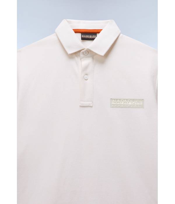 K E-NEW BOX LOGO SS WHITE WHISPER 