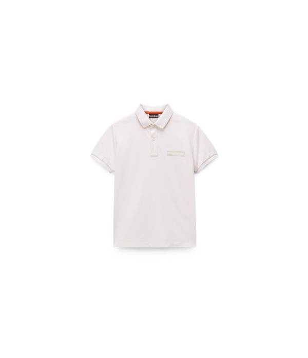 K E-NEW BOX LOGO SS WHITE WHISPER 