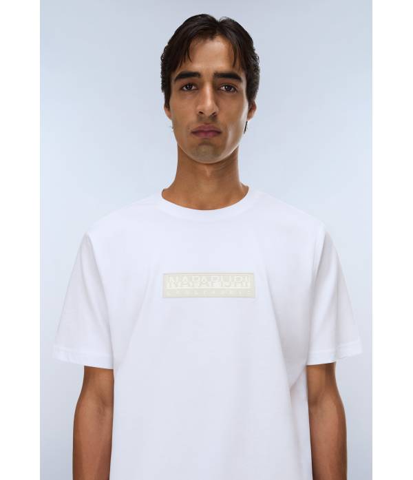 S-BOX LOGO SS 1 BRIGHT WHITE 002 