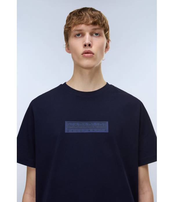 S-BOX LOGO SS 1 BLU MARINE 