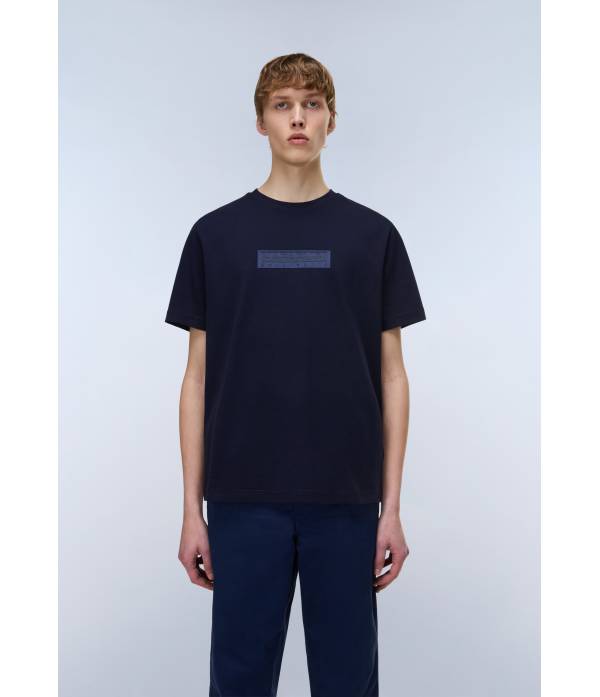 S-BOX LOGO SS 1 BLU MARINE 