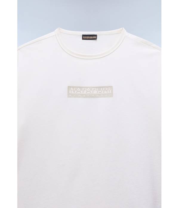 K S-NEW BOX LOGO SS WHITE WHISPER 