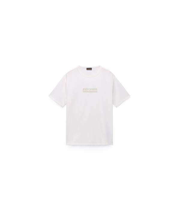 K S-NEW BOX LOGO SS WHITE WHISPER 