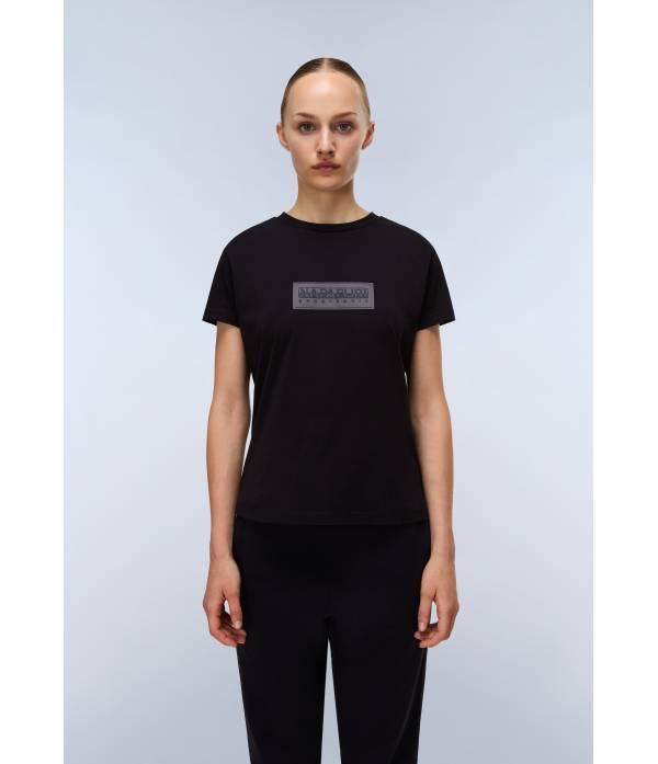 S-BOX LOGO SS W 1 BLACK 041 