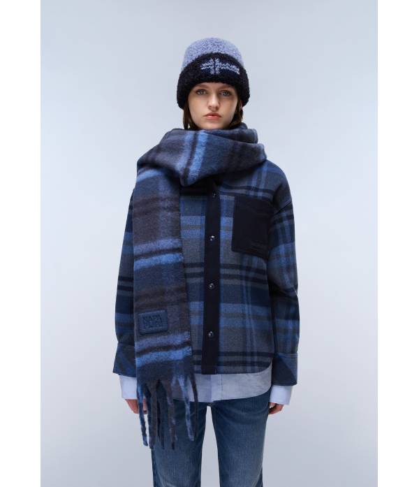 F-PENIA SCARF W BLU MARINE 