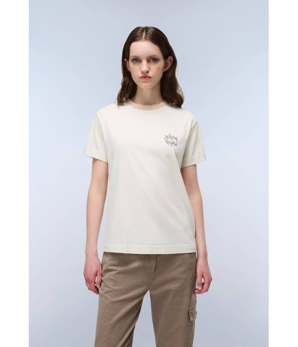 S-FEDAIA SS W BEIGE DIMITY 