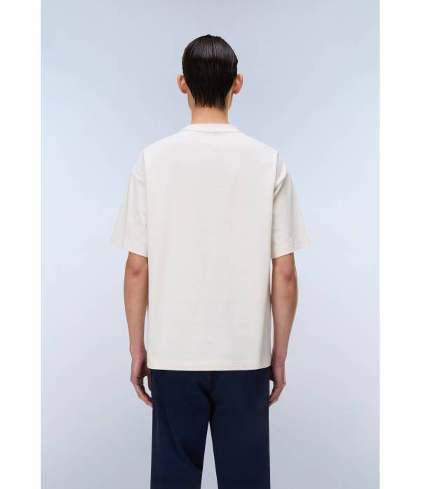 S-ELEVATED LOGO SS WHITE WHISPER 