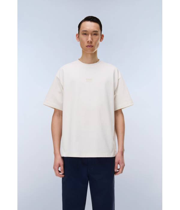 S-ELEVATED LOGO SS WHITE WHISPER 