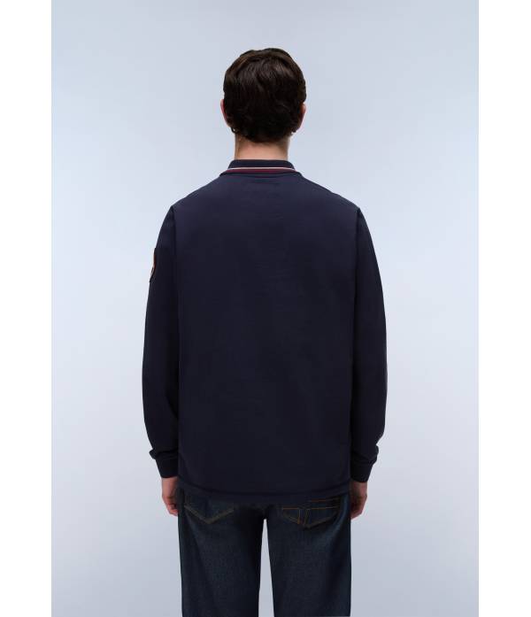 E-ARCHIVE POLO LS BLU MARINE 