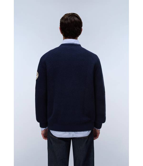 D-ARCHIVE KNIT C BLU MARINE 
