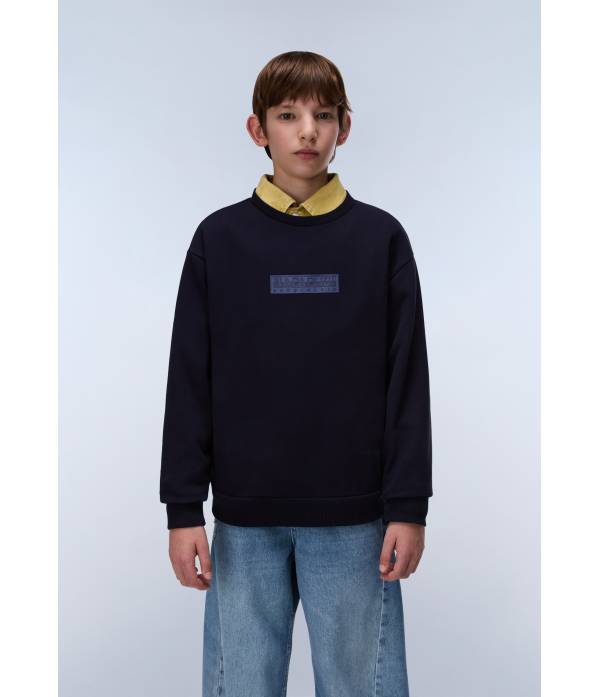 K B-NEW BOX LOGO C W BLU MARINE 