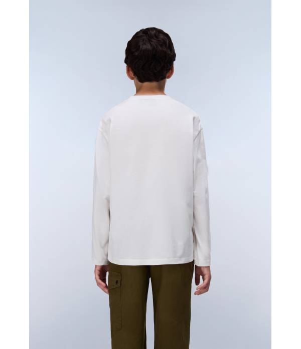 K S-NEW BOX LOGO LS WHITE WHISPER 