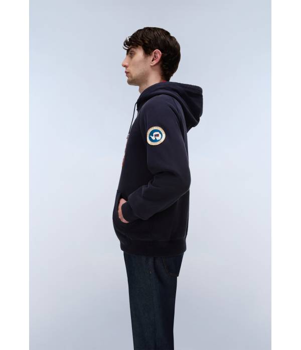 B-ARCHIVE SWEAT H BLU MARINE 