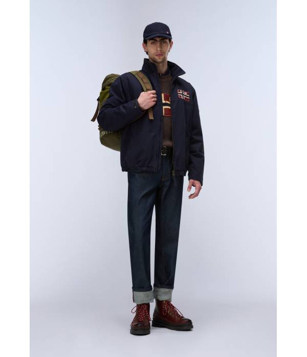 A-ARCHIVE JKT STAND BLU MARINE 