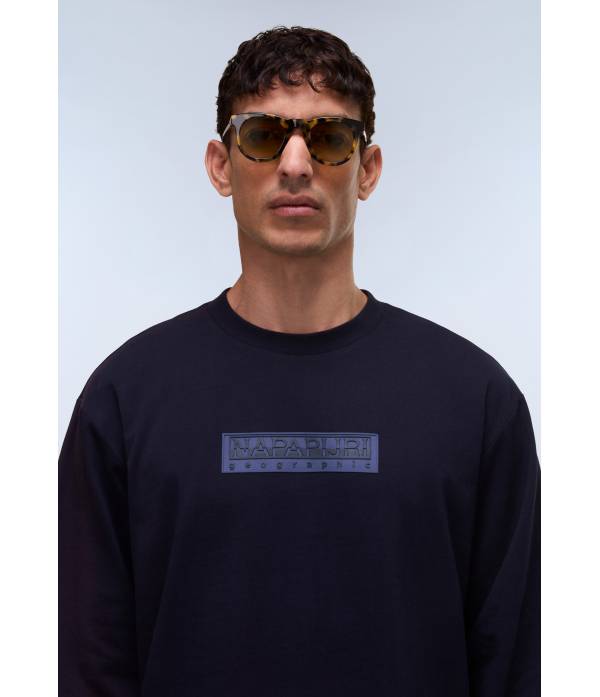 S-BOX LOGO LS 1 BLU MARINE 
