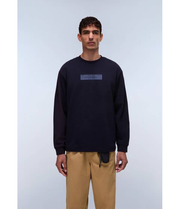 S-BOX LOGO LS 1 BLU MARINE 