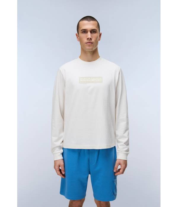 S-BOX LOGO LS 1 WHITE WHISPER 