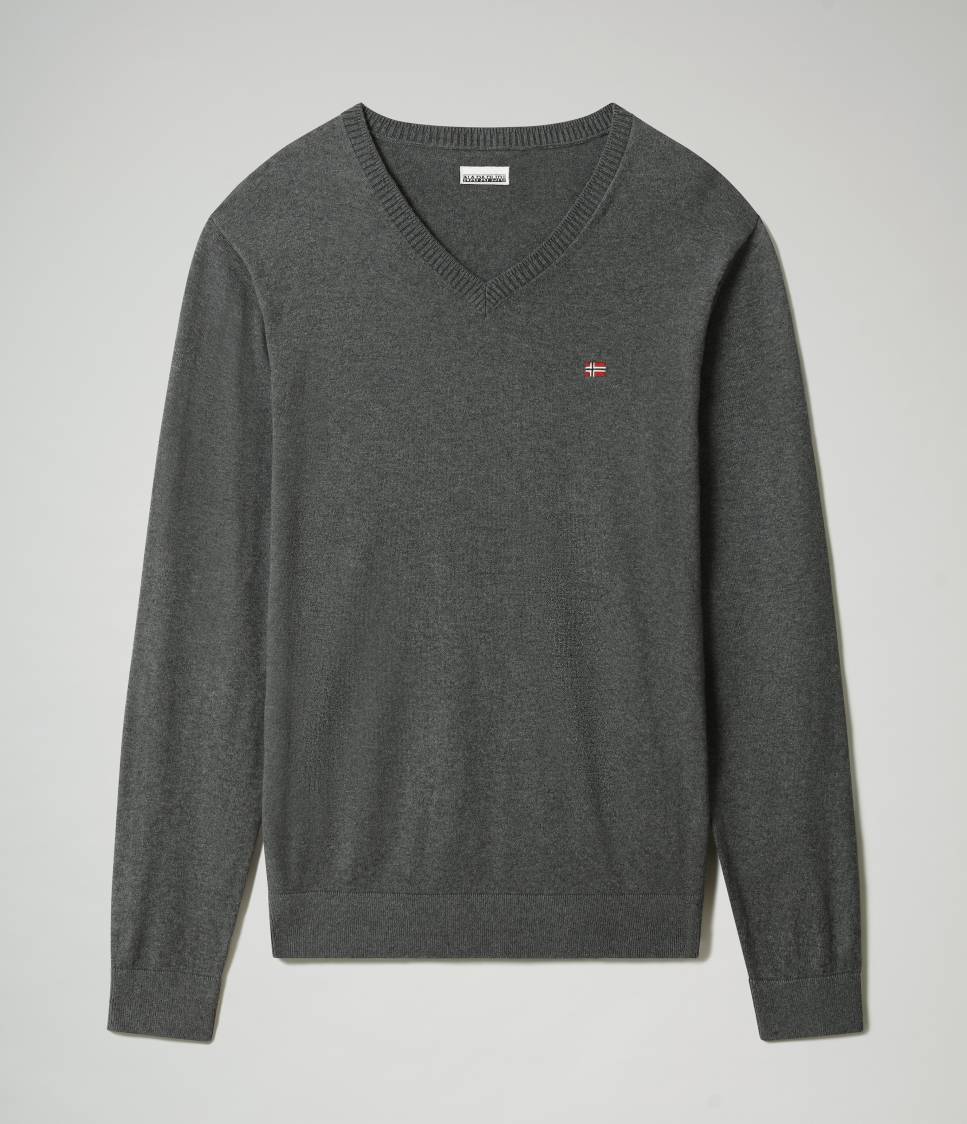 DECATUR V 3 DARK GREY MELANGE