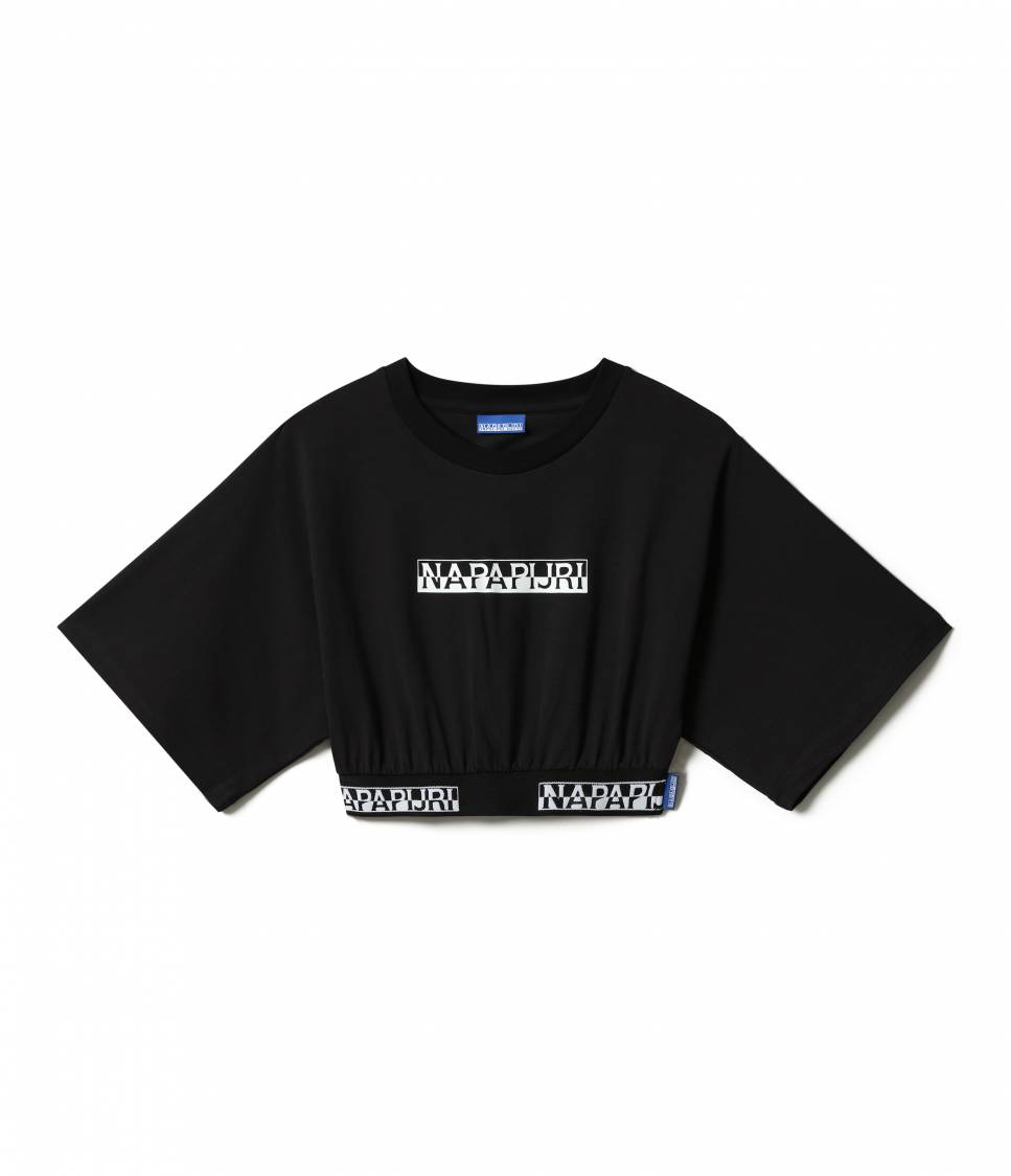 S-BOX CROPPED WIDE BLACK 041 