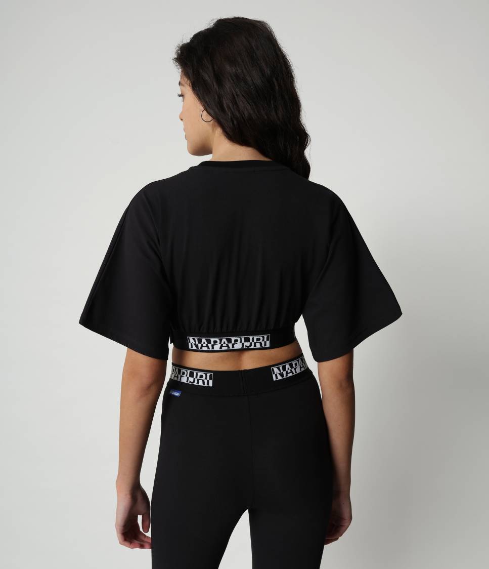 S-BOX CROPPED WIDE BLACK 041 