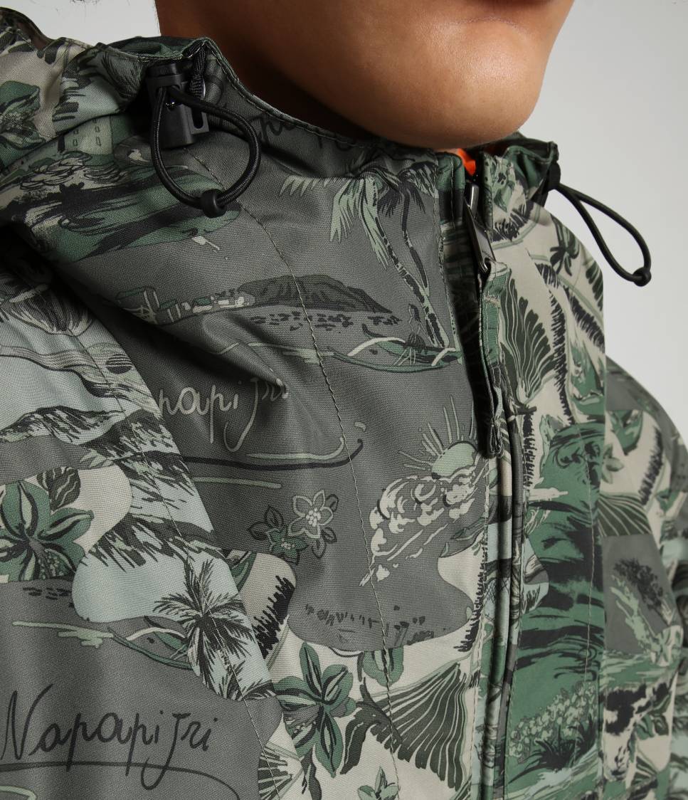 RAINFOREST S PRINT 2 CAMO GREEN F3V