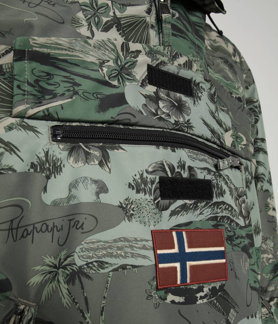 RAINFOREST S PRINT 2 CAMO GREEN F3V