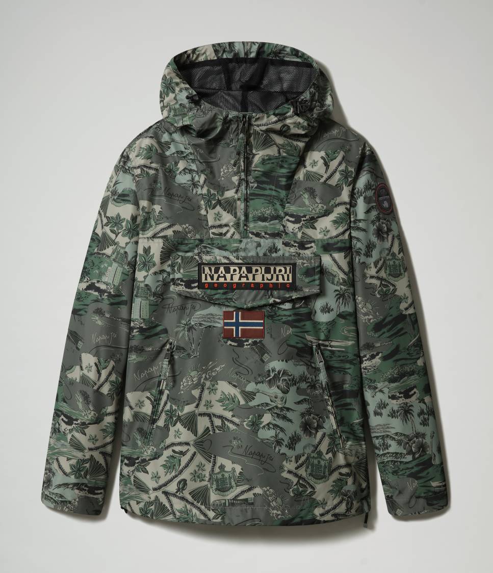 RAINFOREST S PRINT 2 CAMO GREEN F3V