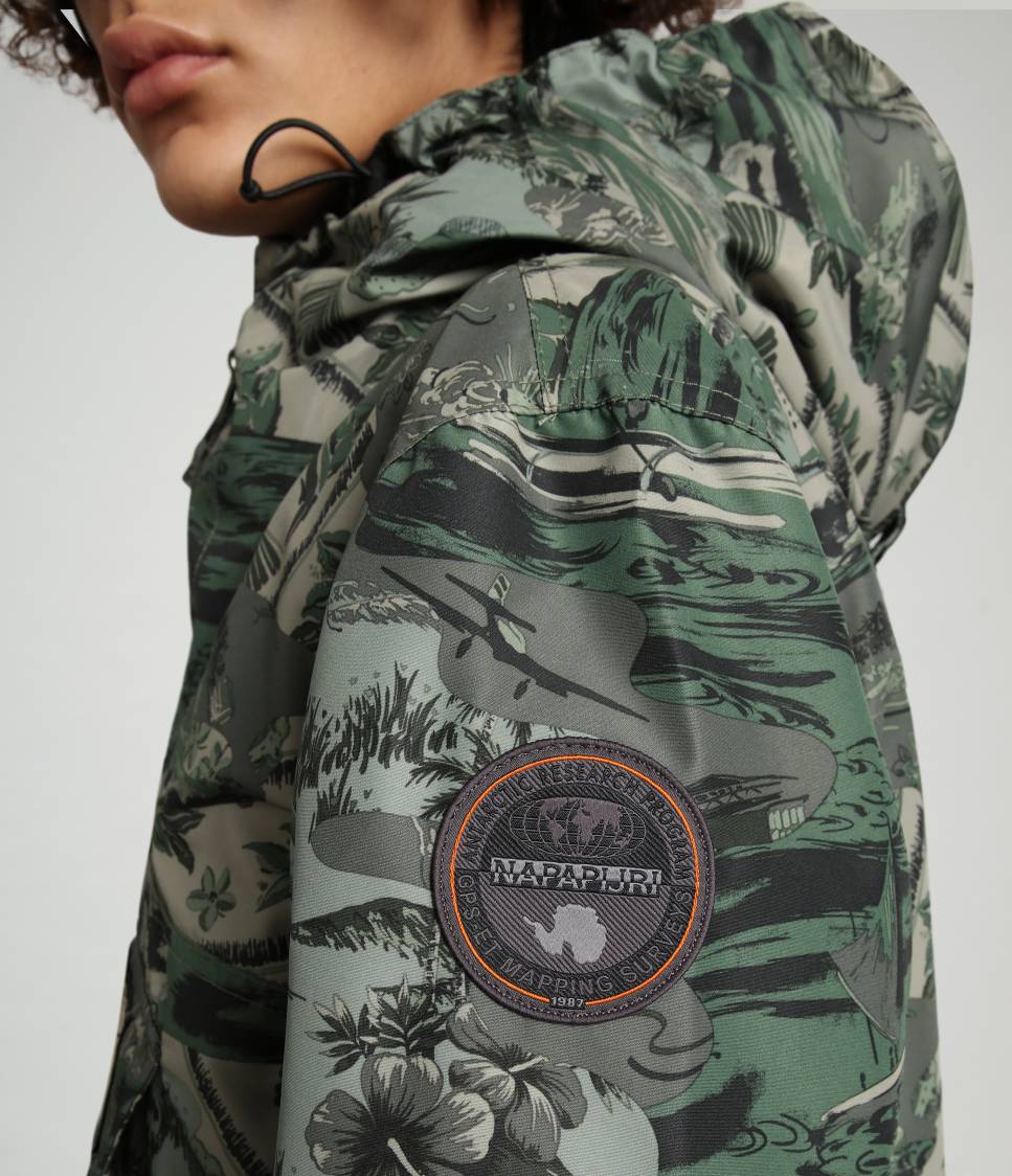 RAINFOREST S PRINT 2 CAMO GREEN F3V