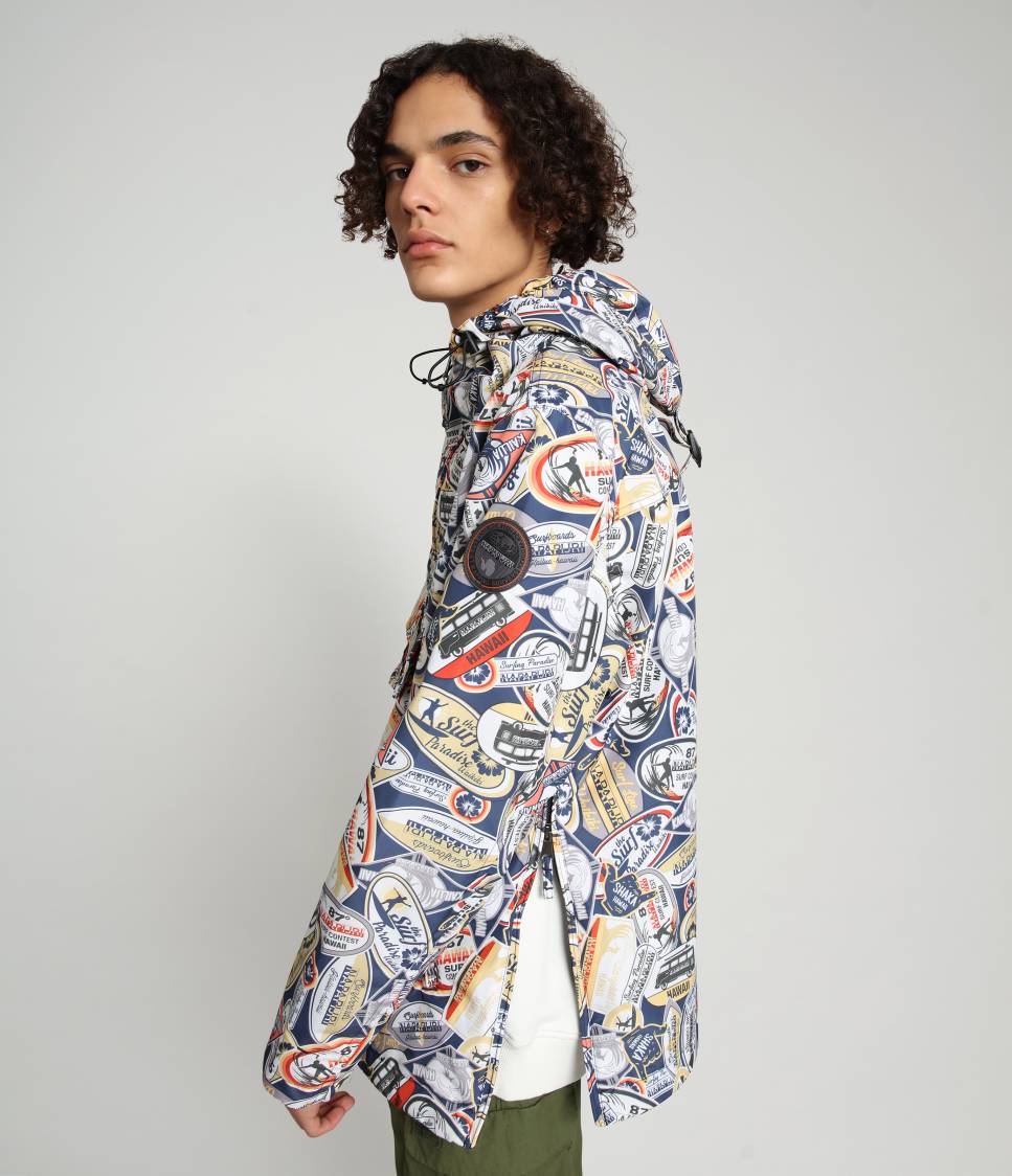 RAINFOREST S PRINT 2 LT BLUE AO F4A