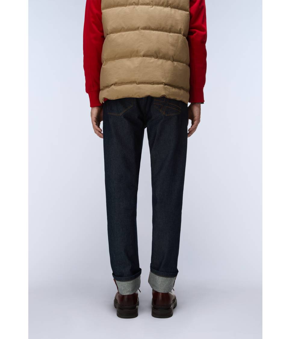 L-KIENE REGULAR 1 SLASH RAW DENIM 