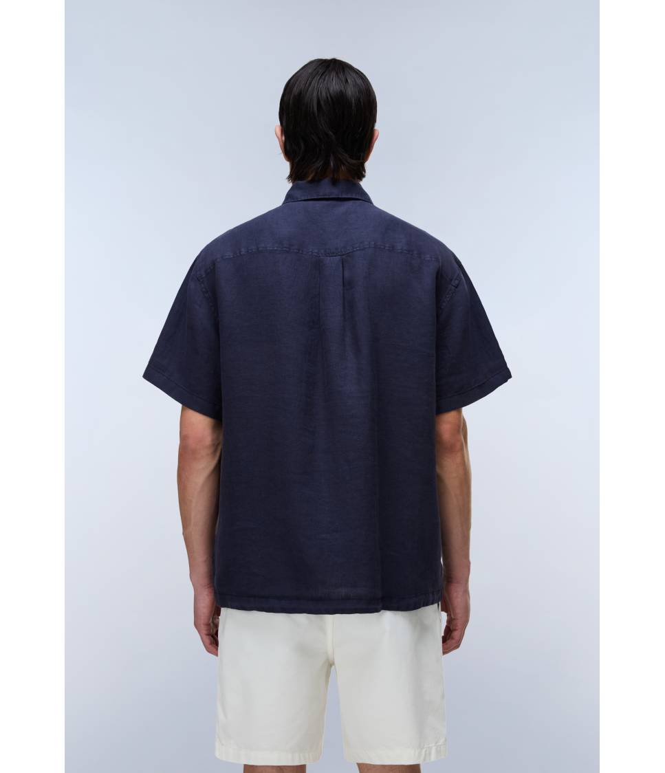 G-LINEN SS 1 BLU MARINE 