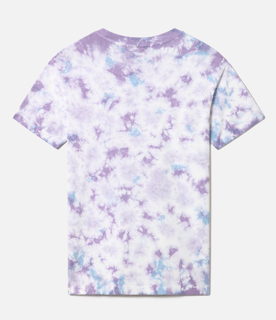 S-PLAN AOP SS L BLUE TDYE FAN