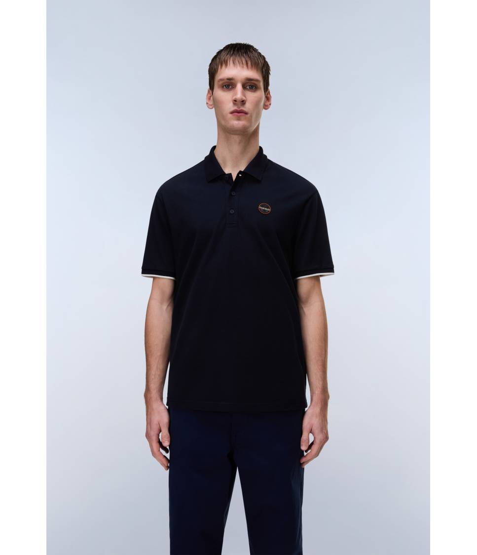 E-BADGE SS 1 BLU MARINE 