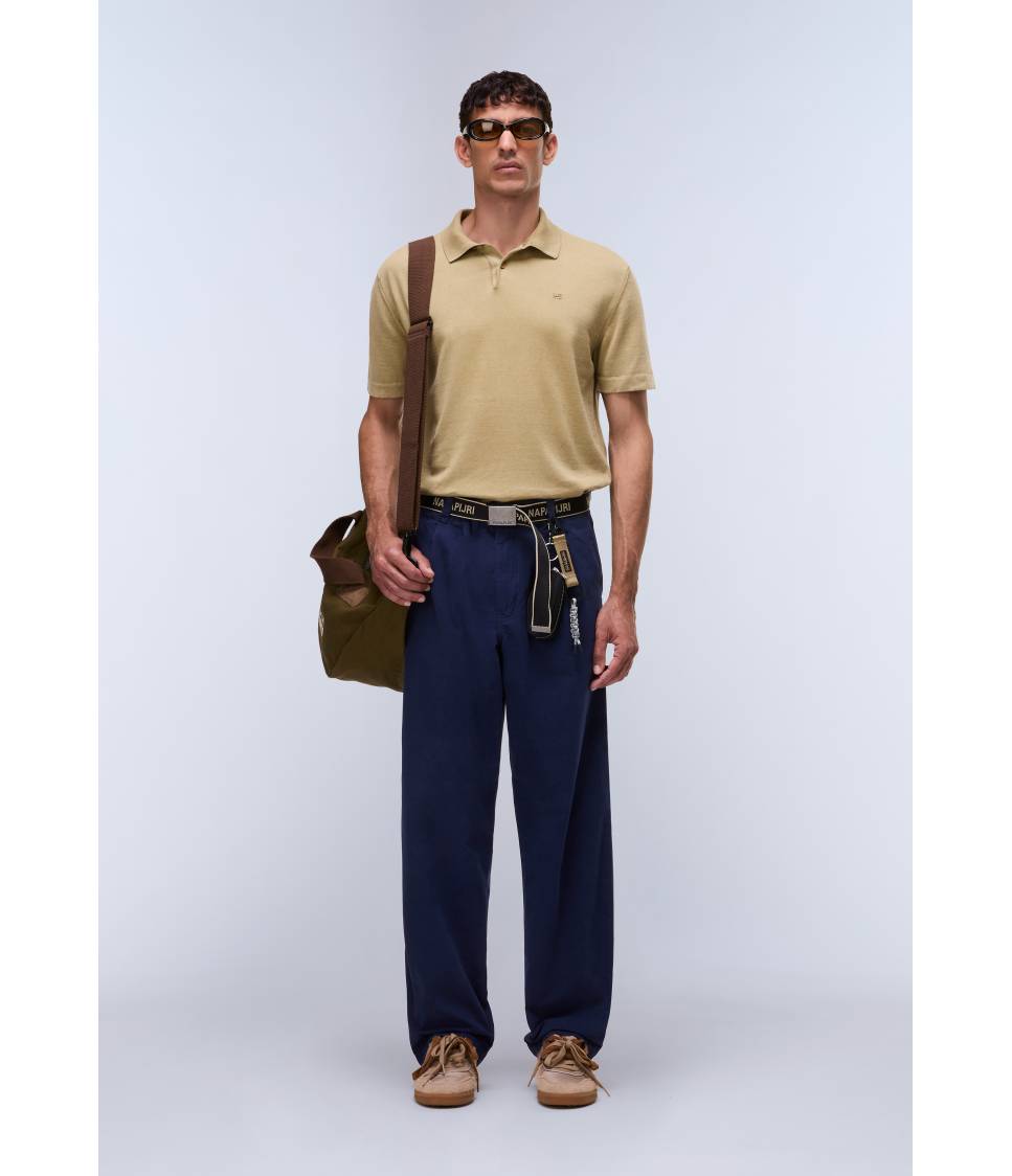 D-HUDSON POLO SS KELP N2D 