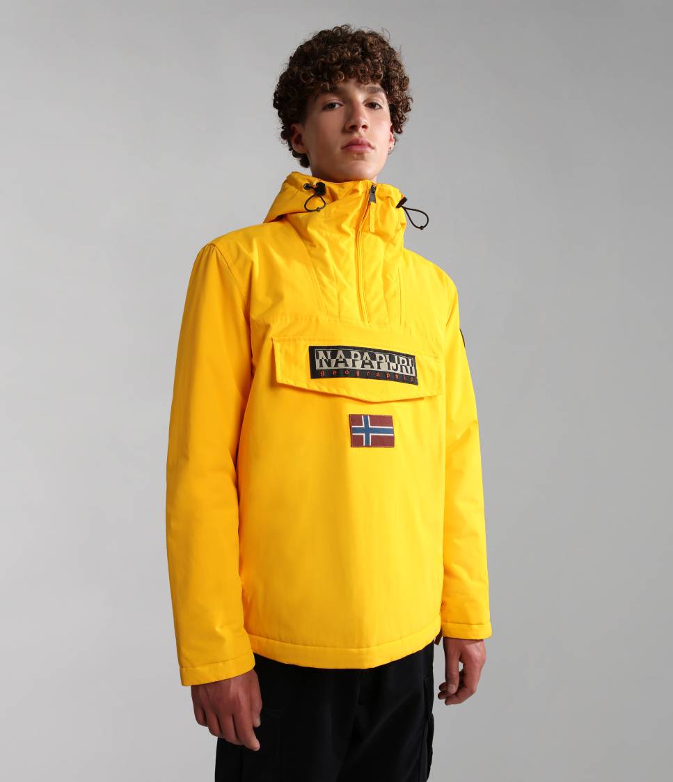 Napapijri rainforest jacket yellow top