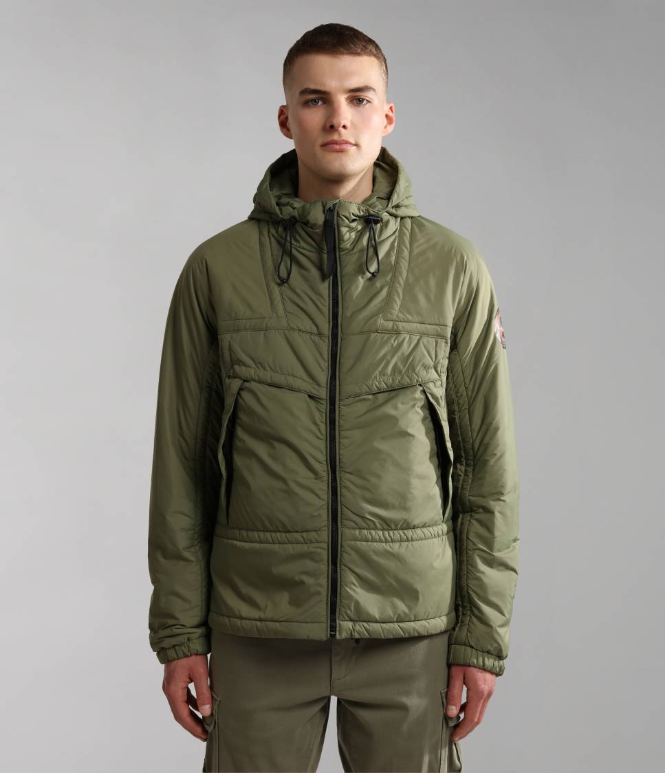 CIRCULAR PARKA GREEN LICHEN
