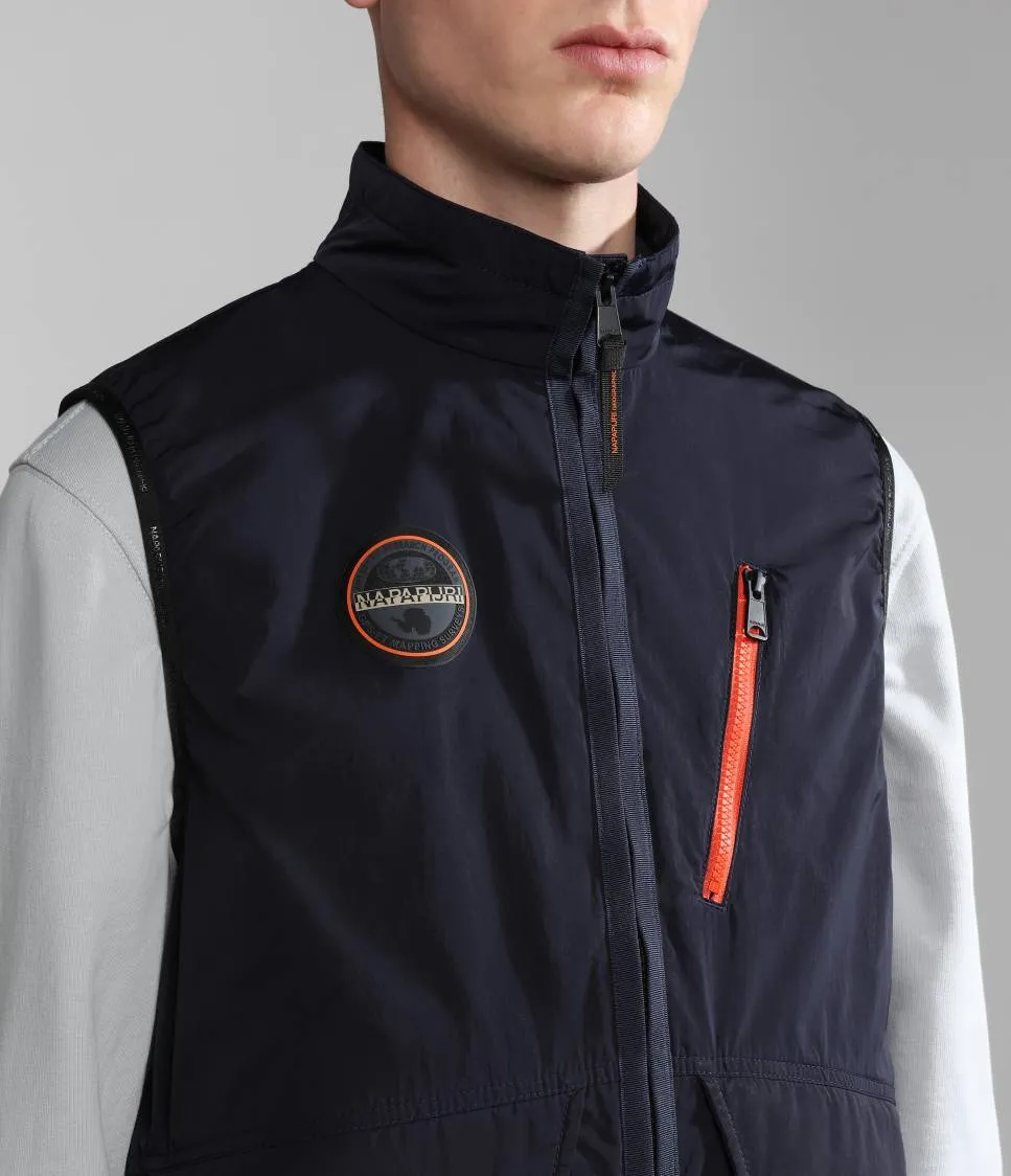 A-RIONAPO VEST BLU MARINE