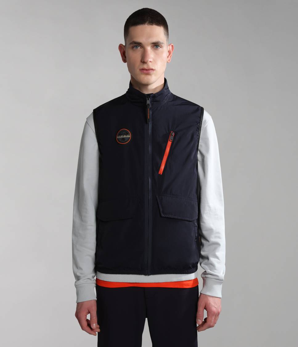 A-RIONAPO VEST BLU MARINE