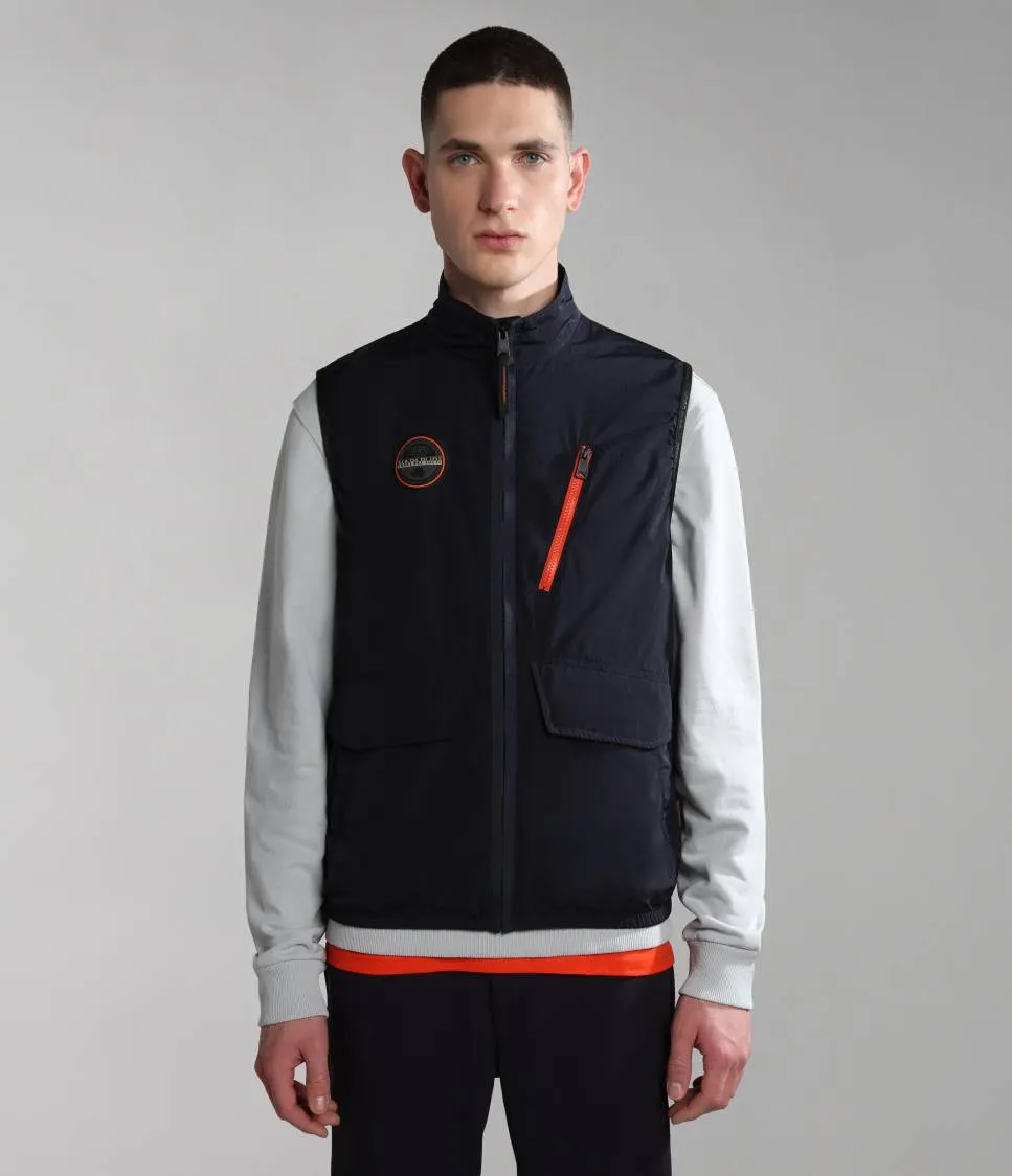 A-RIONAPO VEST BLU MARINE