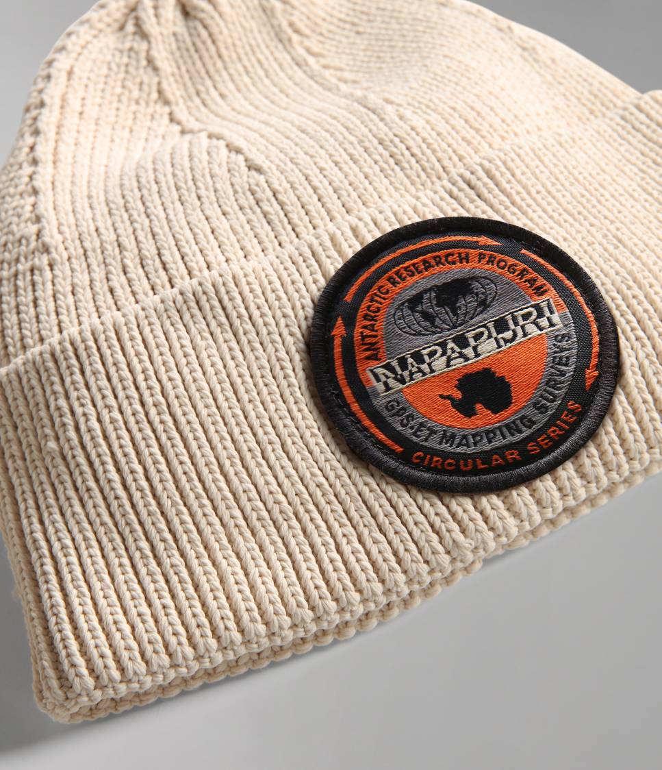 CIRCULAR BEANIE WHITECAP GRAY