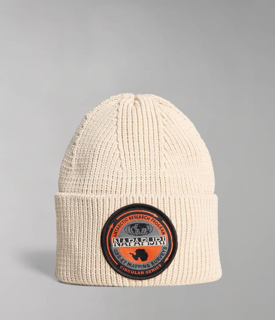 CIRCULAR BEANIE WHITECAP GRAY