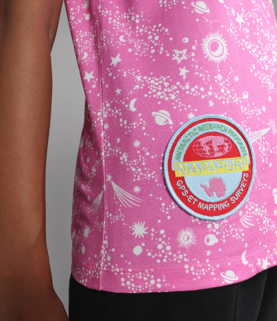S-FIORUCCI AOP W PINK STARS FK6