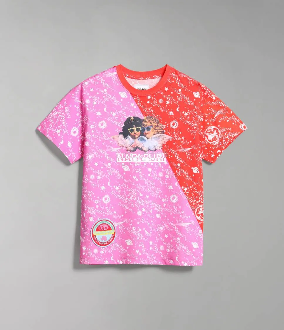 S-FIORUCCI AOP W PINK STARS FK6