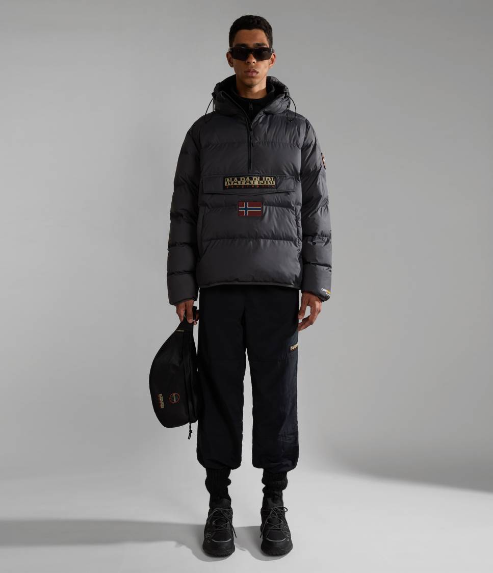 RAINFOREST OP WI PUF DARK GREY SOLID
