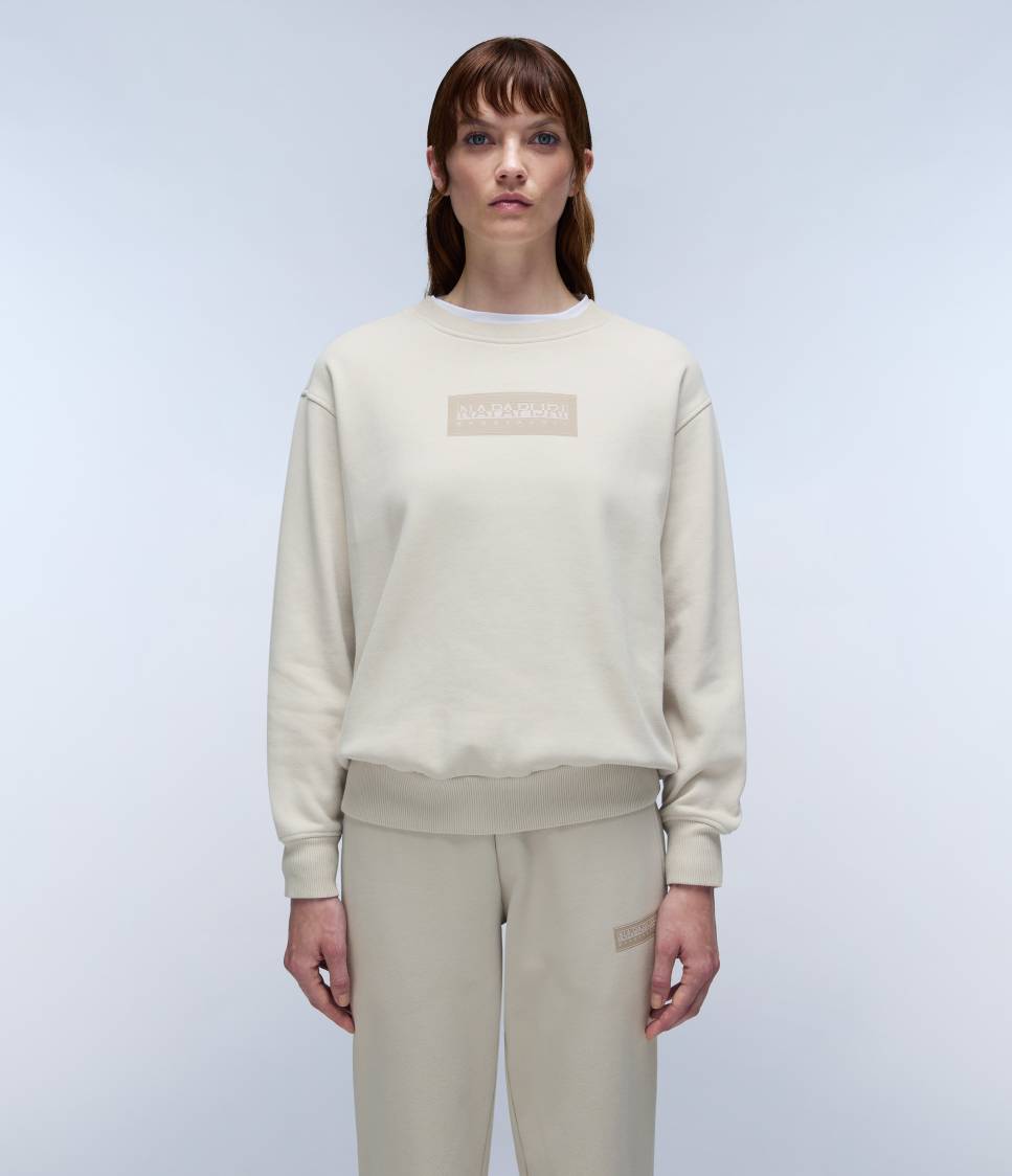 B-BOX LOGO C W BEIGE SILVR N90