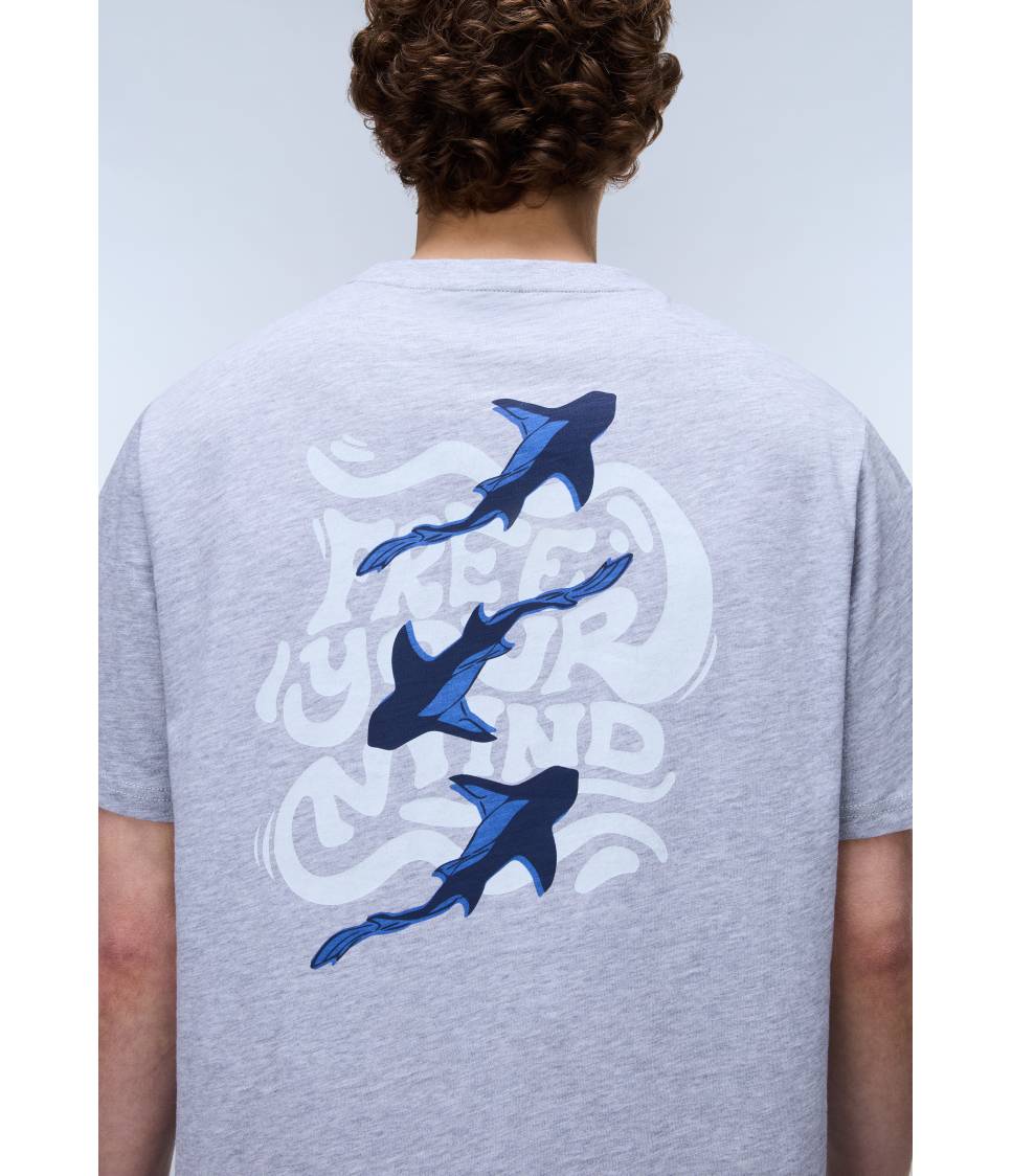 S-ELIOR SS LIGHT GREY MELANGE 