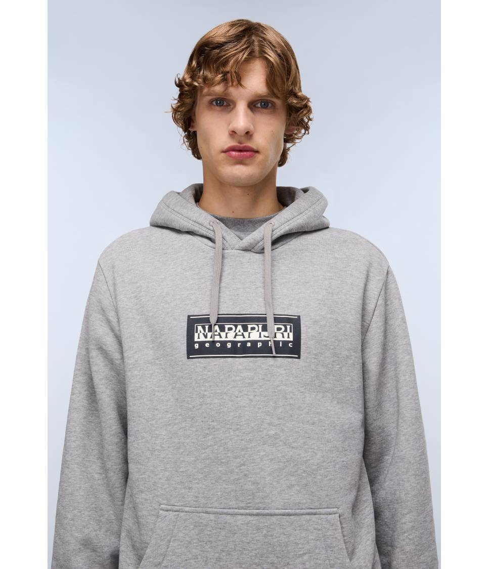 B-BOX LOGO H MEDIUM GREY MELANGE 