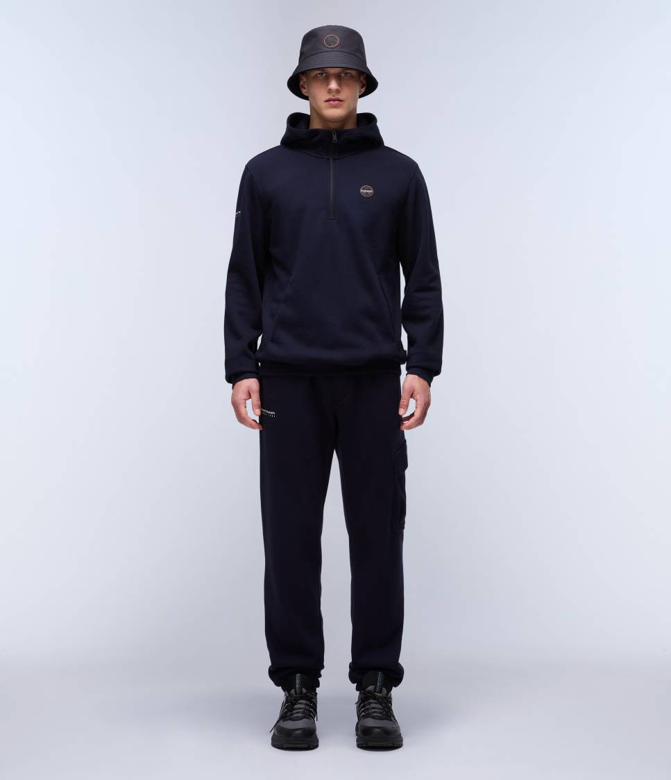M-BADGE CARGO BLU MARINE